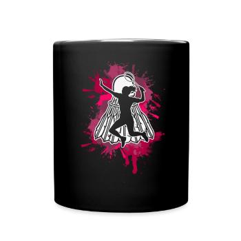 Badminton - Full Colour Mug - black - Front
