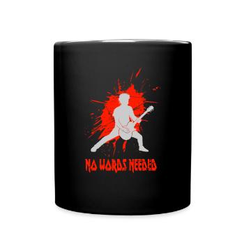 No Words Needed Silhouette - Full Colour Mug - black - Front