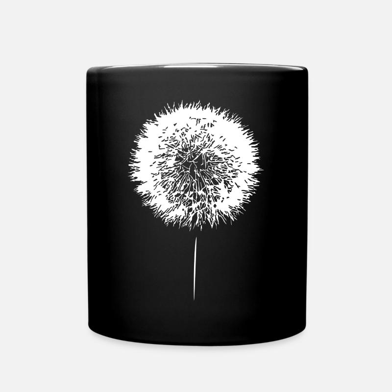 Pissenlit Graines de Pissenlit - Mug uni - noir