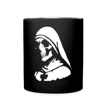 Fesseln Sie das Übernatürliche in Horror Nun, Sa - Tasse einfarbig - Schwarz - Vorne