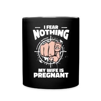 Papa Déclaration des parents Famille Bonheur Bébé Enceinte - Mug uni - noir - Devant