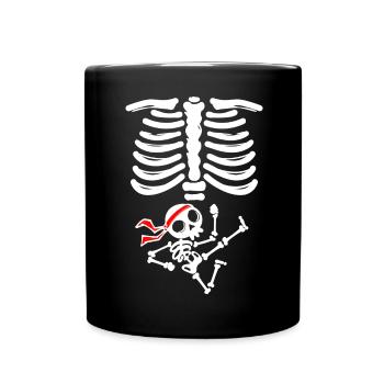 Baby bump Mère Enceinte Grossesse Bébé - Mug uni - noir - Devant