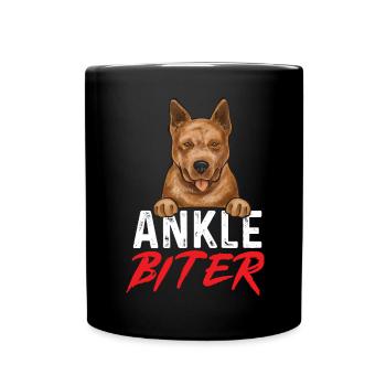 Australian Cattle Dog Red Blue Heeler - Full Colour Mug - black - Front