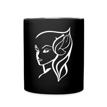 Gothic Girl Dark Fairytale Goth Occult Women Batc - Mug uni - noir - Devant