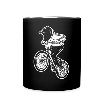 BMX Kid - Full Colour Mug - black - Front