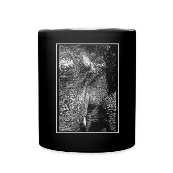 White elephant - Full Colour Mug - black - Front