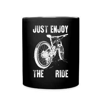 Profitez simplement de la balade à vélo Graphique - Mug uni - noir - Devant