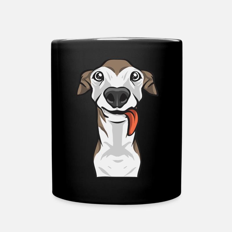 Lévrier italien Greyhound Chiens - Mug uni - noir