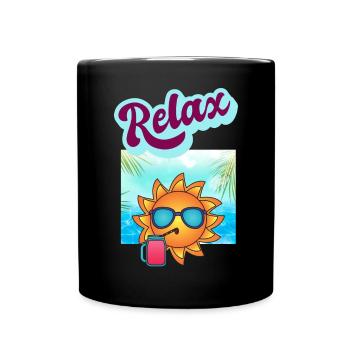 DETENTE RELAXATION - Mug uni - noir - Devant