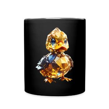 Crystal Duck - Full Colour Mug - black - Front