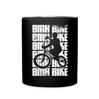 BMX Bike - Full Colour Mug - black - Front