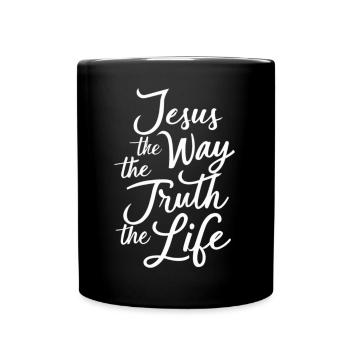 Vérité de la Voie de Jésus - Mug uni - noir - Devant