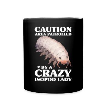 Isopoden - Tasse einfarbig - Schwarz - Vorne