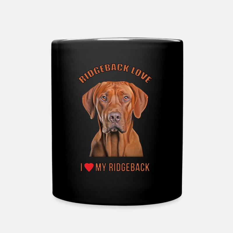 RIDGEBACK LOVE - Superbe T-shirt Ridgeback !!! - Mug uni - noir
