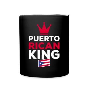 Puerto Rico | Puerto Ricaner Flagge Geschenkideen - Tasse einfarbig - Schwarz - Vorne