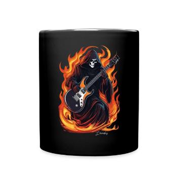Faucheur de guitare | Guitare, Heavy Metal - Mug uni - noir - Devant
