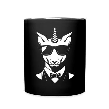 Unicorns Anime Unicorn Manga Fairytale Sunglasses - Full Colour Mug - black - Front