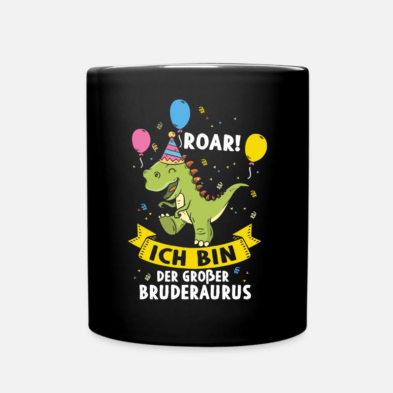 Ich Werde Ein Großer Bruder - Tasse einfarbig - Schwarz