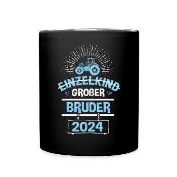 Grand frère 2024 - Mug uni - noir - Devant
