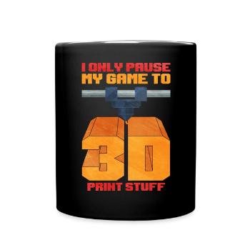 3D Printing - Full Colour Mug - black - Front