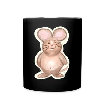 Mouse - Full Colour Mug - black - Front