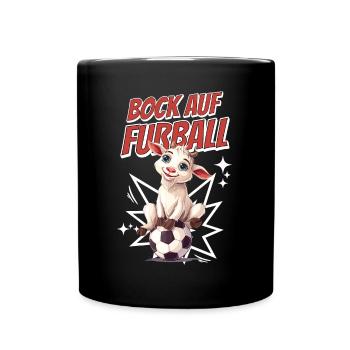 Drôle Humour Jeux de mots Football Football - Mug uni - noir - Devant