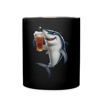 Hai Bier - Tasse einfarbig - Schwarz - Vorne