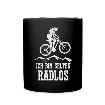Rarement vélo sans roues vélo de montagne vélo de route vélo - Mug uni - noir - Devant
