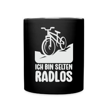 Rarement vélo sans roues vélo de montagne vélo de route vélo - Mug uni - noir - Devant