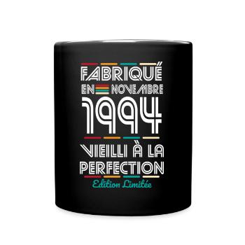 30th Birthday - Made in November 1994 - Full Colour Mug - black - Front