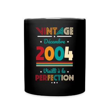 20 Years Anniversary - Vintage - December 2004 - Full Colour Mug - black - Front