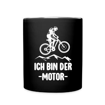 Vélo VTT Vélo de route E-Bike Cycliste - Mug uni - noir - Devant