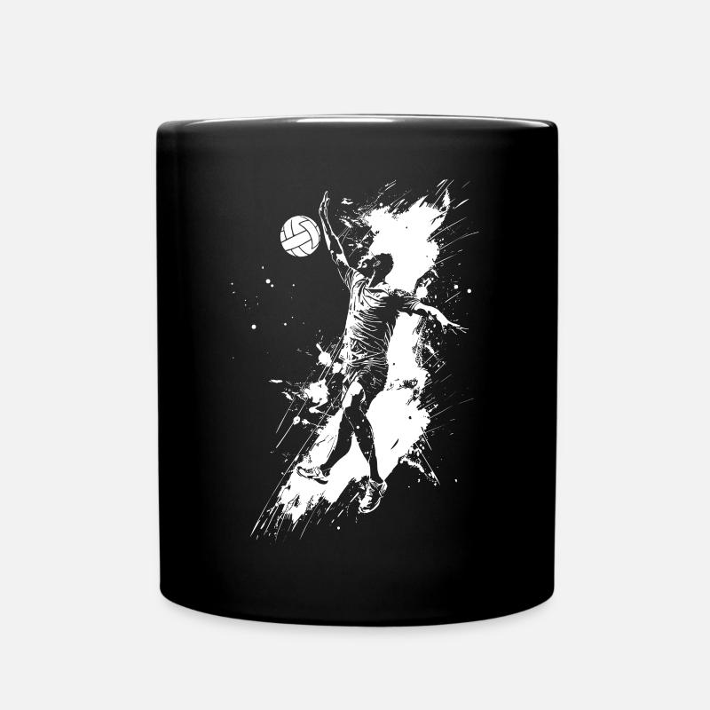 Joueur de volley-ball - Mug uni - noir