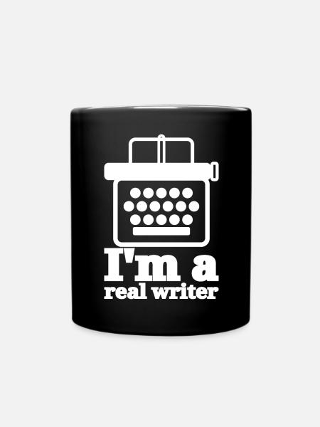 Real Writer - Full Colour Mug - black