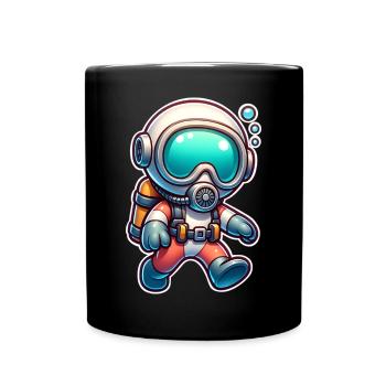Diving Divers - Full Colour Mug - black - Front