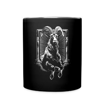 Capra Diaboli - Mug uni - noir - Devant