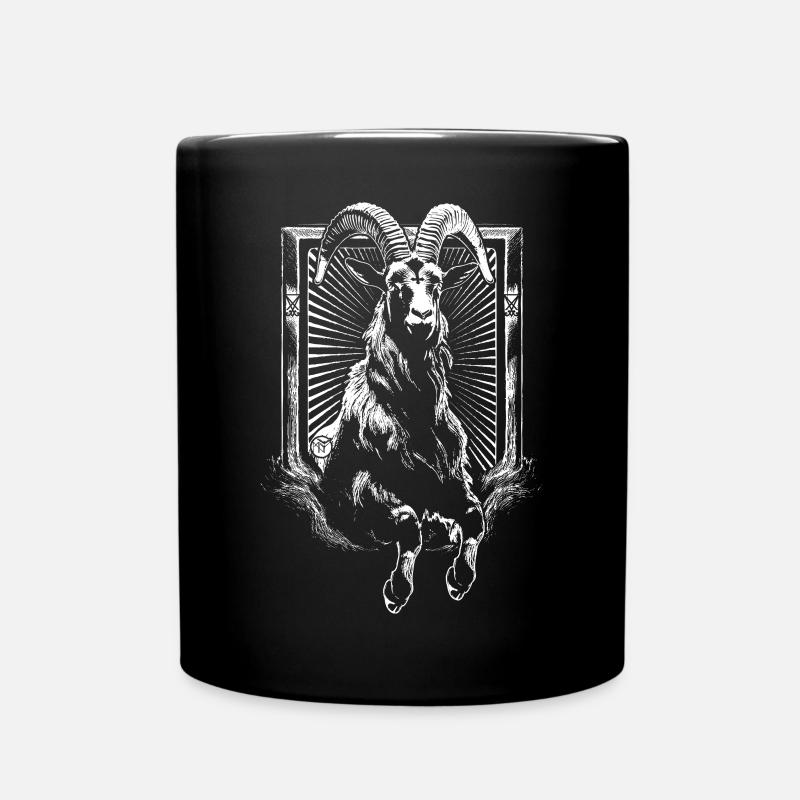 Capra Diaboli - Tasse einfarbig - Schwarz