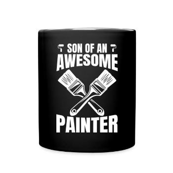 Painter Varnisher Son - Full Colour Mug - black - Front