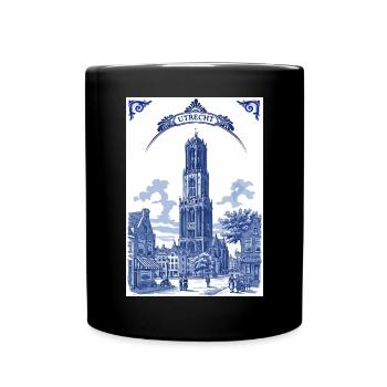 Utrecht le Dom - Mug uni - noir - Devant