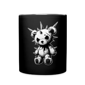Spiked Teddy Gothic - Full Colour Mug - black - Front