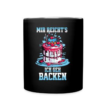 Baking Baker Baking Queen Baking Fairy Cake Cake - Full Colour Mug - black - Front
