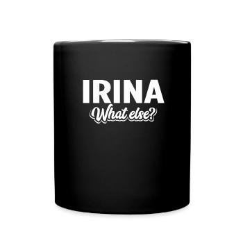 IRINA - we - Tasse einfarbig - Schwarz - Vorne
