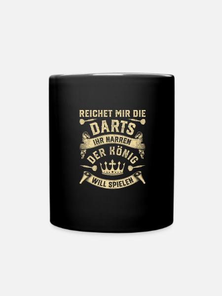 DARTS - Tasse einfarbig - Schwarz