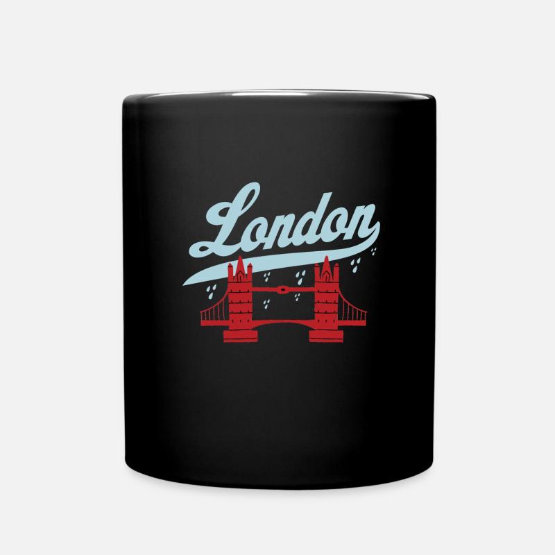 London - Tasse einfarbig - Schwarz