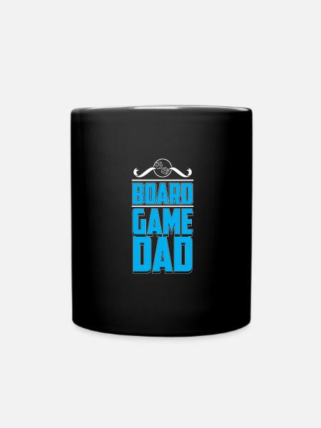 Brettspiel Dad - Tasse einfarbig - Schwarz