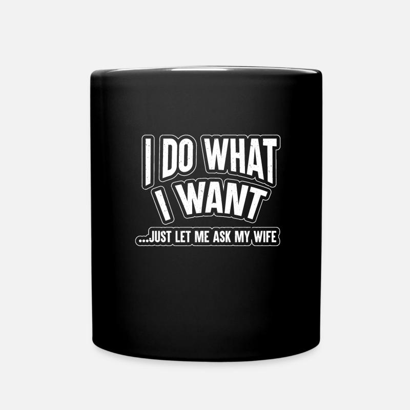 Funny husband - Full Colour Mug - black