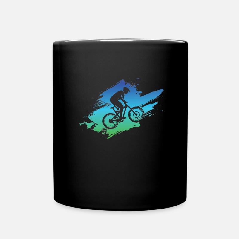 Cool bmx gift idea shirt - Full Colour Mug - black