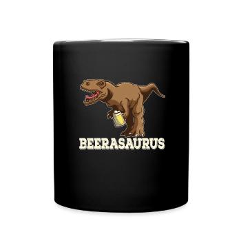 Chemise cadeau drôle Beerasaurus - Mug uni - noir - Devant