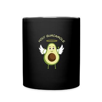 Holy Guacamole - holy avocado - Full Colour Mug - black - Front