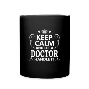 Docteur PhD Idée cadeau Drôle Dire Amusant - Mug uni - noir - Devant
